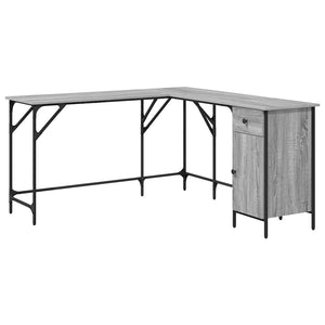 Schreibtisch Grau Sonoma 141x141 cm