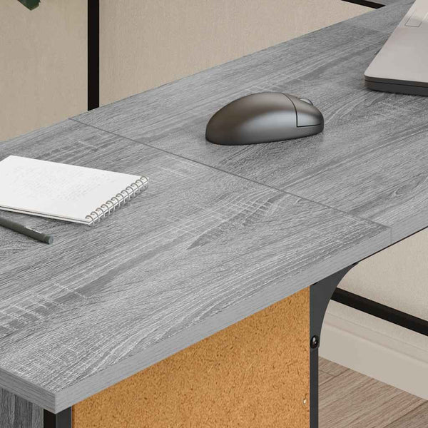 Schreibtisch Grau Sonoma 141x141 cm