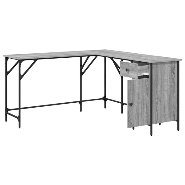 Schreibtisch Grau Sonoma 141x141 cm
