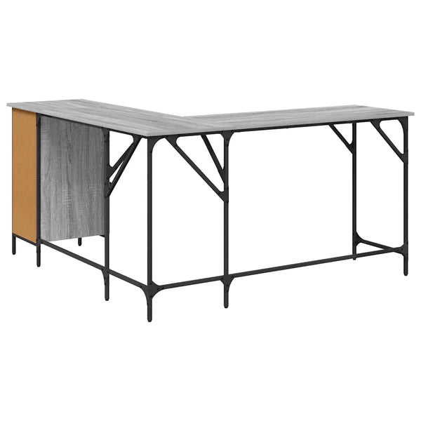 Schreibtisch Grau Sonoma 141x141 cm