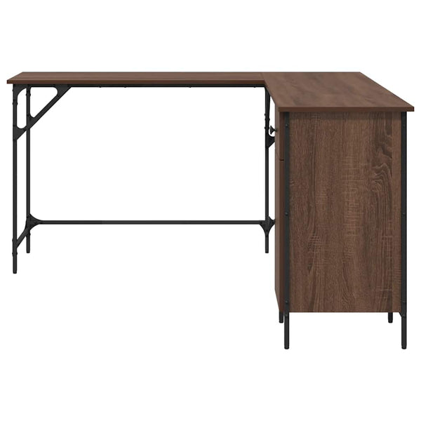Schreibtisch Braun Eichenoptik 141x141 cm
