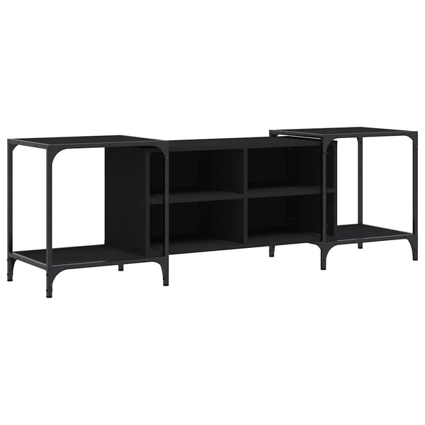 Schwarzer TV-Schrank 153 cm
