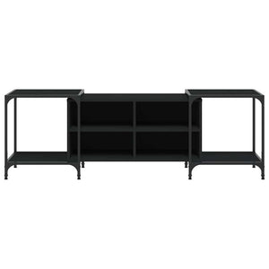 Schwarzer TV-Schrank 153 cm