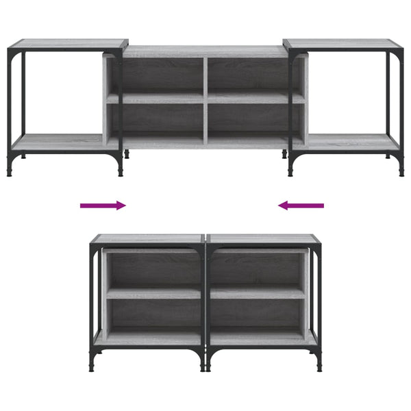 TV-Schrank Grau Sonoma 153 cm