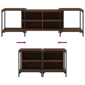 TV-Schrank Braun Eichen-Optik 153 cm