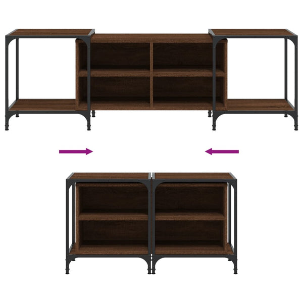 TV-Schrank Braun Eichen-Optik 153 cm