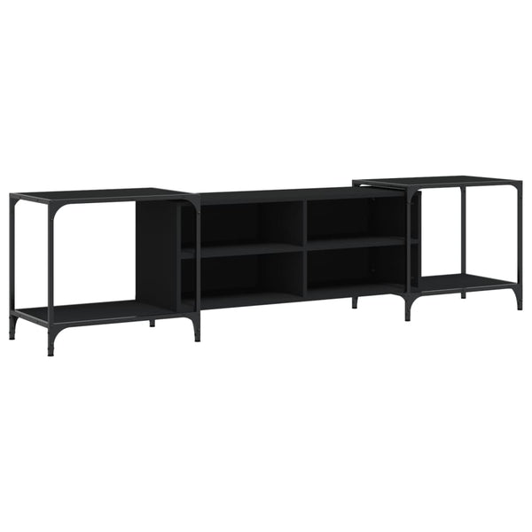 Schwarzer TV-Schrank 203 cm
