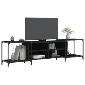 Schwarzer TV-Schrank 203 cm