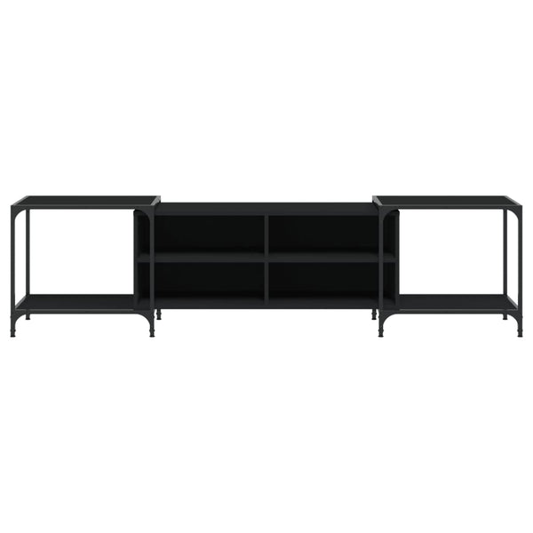 Schwarzer TV-Schrank 203 cm