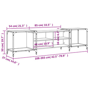 TV-Schrank Räuchereiche 203 cm