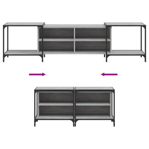 TV-Schrank Grau Sonoma 203 cm