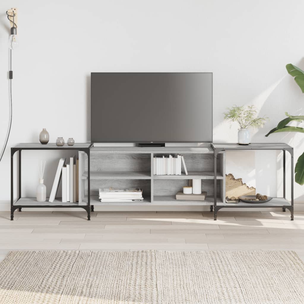 TV-Schrank Grau Sonoma 203 cm