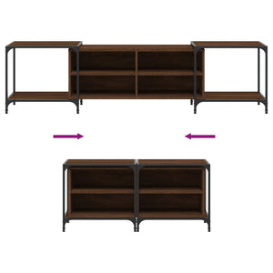 TV-Schrank Braun Eichen-Optik 203 cm