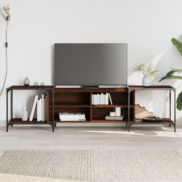TV-Schrank Braun Eichen-Optik 203 cm