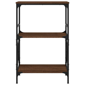 Bücherregal Braun Eiche 3 Böden