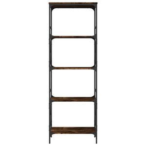Bücherregal Räuchereiche, 5 Böden, 171 cm hoch
