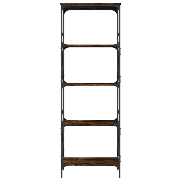 Bücherregal Räuchereiche, 5 Böden, 171 cm hoch