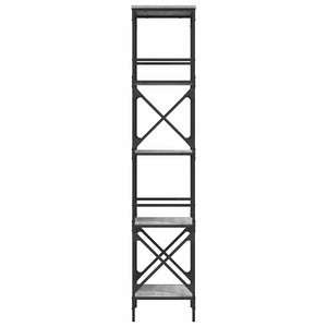 Bücherregal Grau Sonoma 5 Böden 171 cm