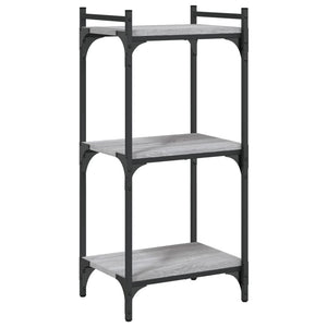 Bücherregal Grau Sonoma 40x30x86 cm