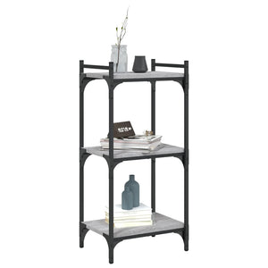 Bücherregal Grau Sonoma 40x30x86 cm