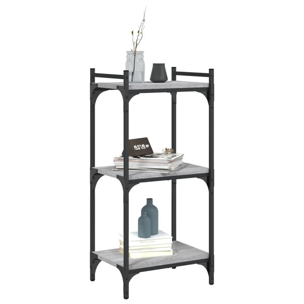 Bücherregal Grau Sonoma 40x30x86 cm