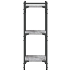 Bücherregal Grau Sonoma 40x30x86 cm