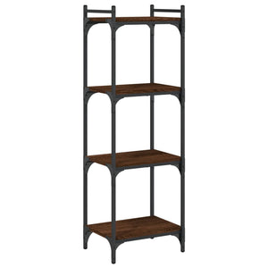 Bücherregal Braun Eiche-Optik 4 Böden