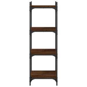 Bücherregal Braun Eiche-Optik 4 Böden