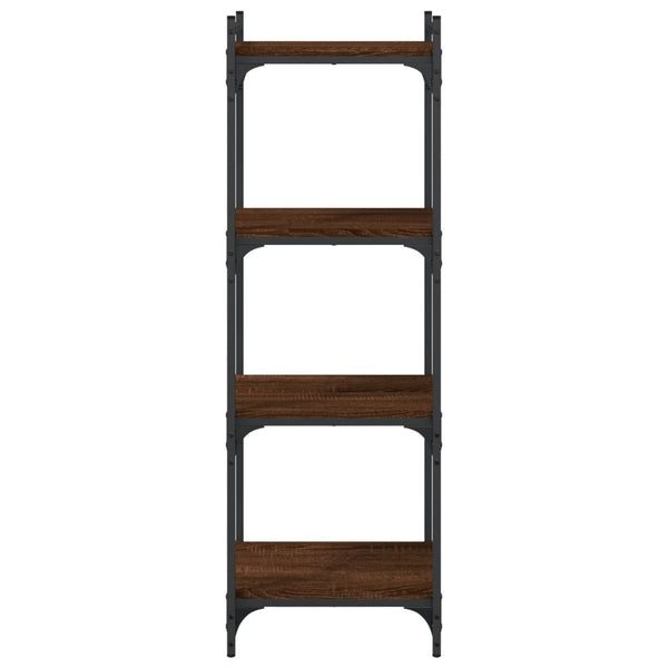 Bücherregal Braun Eiche-Optik 4 Böden
