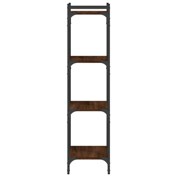 Bücherregal Braun Eiche-Optik 4 Böden