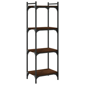 Bücherregal Braun Eiche-Optik 4 Böden