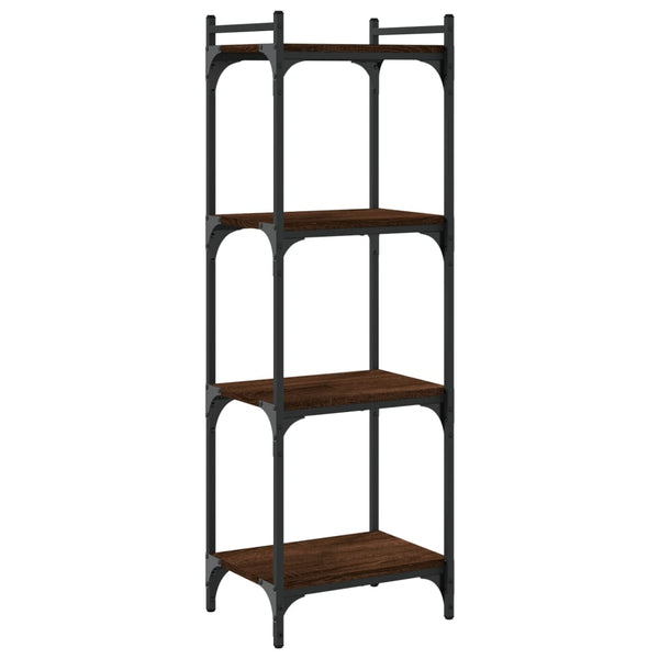 Bücherregal Braun Eiche-Optik 4 Böden