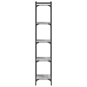 Bücherregal Grau Sonoma 40x30x154 cm