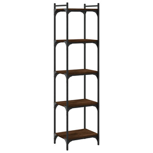 Bücherregal Braun Eiche Optik 5 Böden