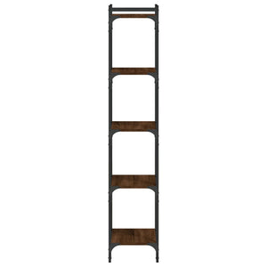 Bücherregal Braun Eiche Optik 5 Böden