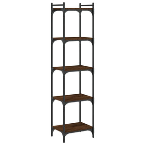Bücherregal Braun Eiche Optik 5 Böden