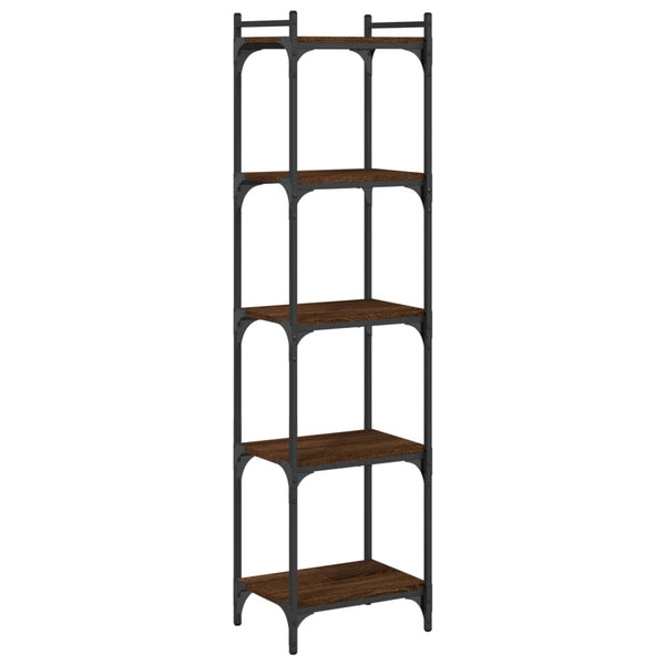 Bücherregal Braun Eiche Optik 5 Böden