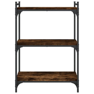 Bücherregal Räuchereiche, 3 Böden, 60 cm