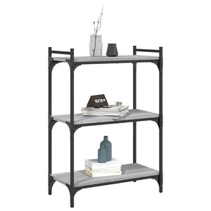 Bücherregal Grau Sonoma 60x30x86 cm