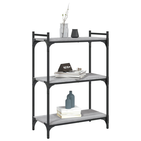 Bücherregal Grau Sonoma 60x30x86 cm