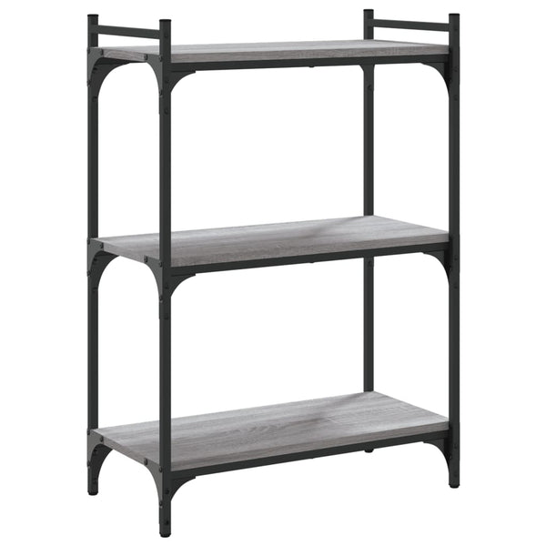 Bücherregal Grau Sonoma 60x30x86 cm