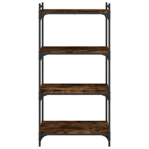Bücherregal Räuchereiche 4 Böden 120 cm