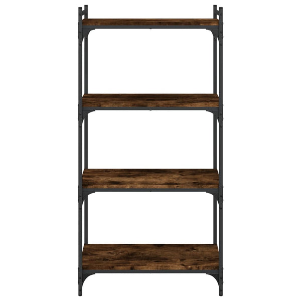 Bücherregal Räuchereiche 4 Böden 120 cm