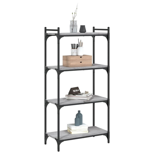 Bücherregal Grau Sonoma 60x30x120 cm