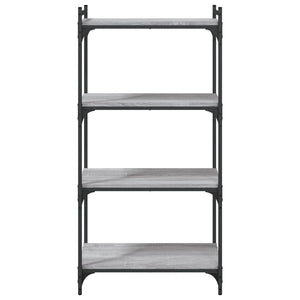 Bücherregal Grau Sonoma 60x30x120 cm