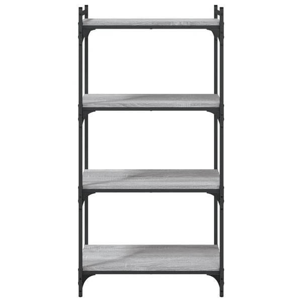 Bücherregal Grau Sonoma 60x30x120 cm