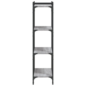 Bücherregal Grau Sonoma 60x30x120 cm