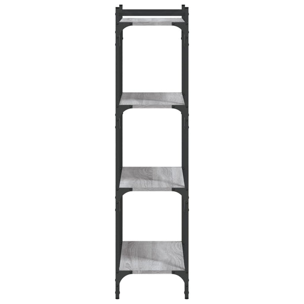 Bücherregal Grau Sonoma 60x30x120 cm