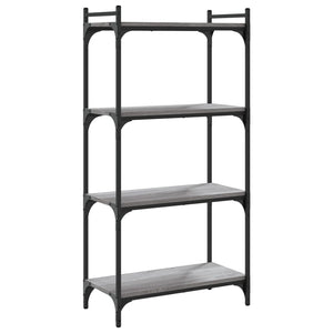 Bücherregal Grau Sonoma 60x30x120 cm
