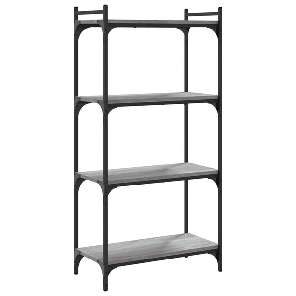 Bücherregal Grau Sonoma 60x30x120 cm
